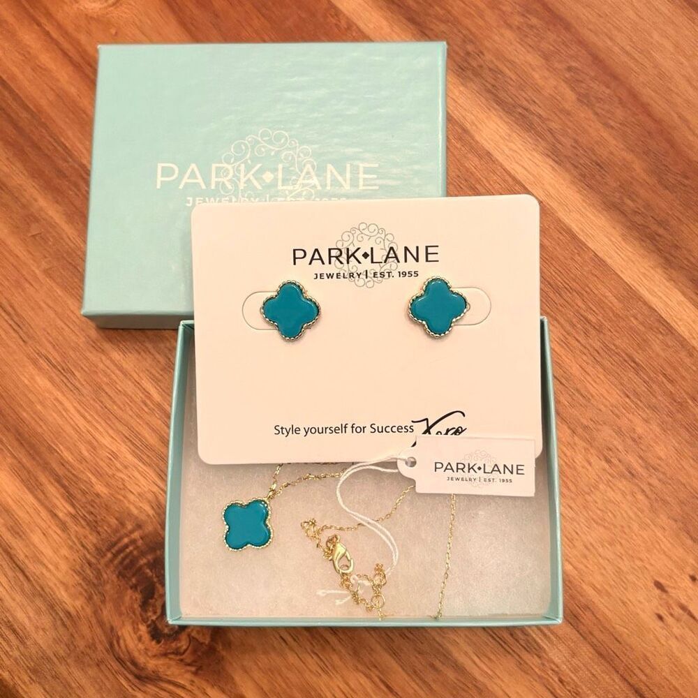 Park Lane | *Limited Edition* Lana Earring and Necklace Set | Turquoise/Gold